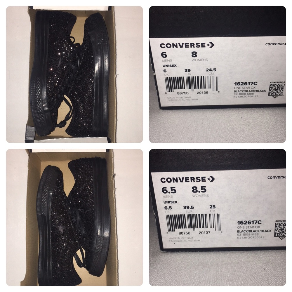 New Converse One Star OX After Party Bling Sneaker - Picture 7 of 8